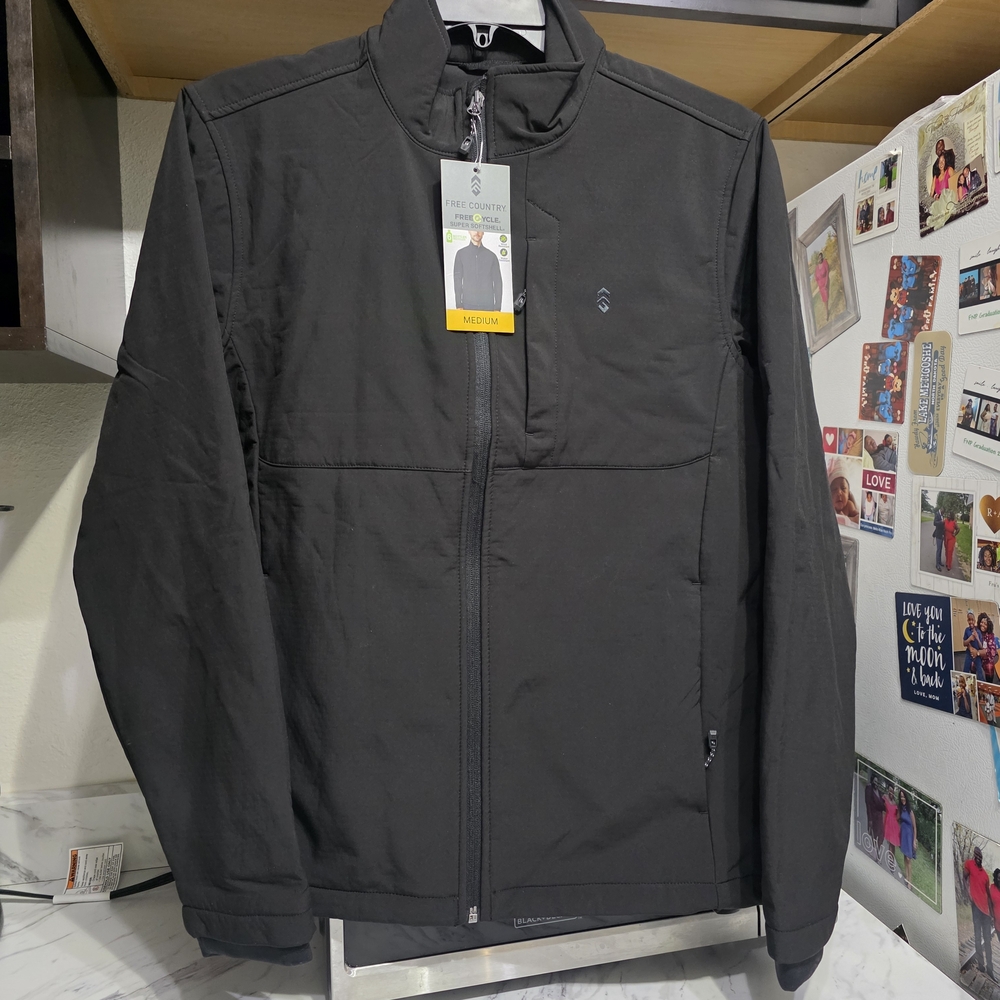 Free Country Men's Black Performance Jacket Size Medium